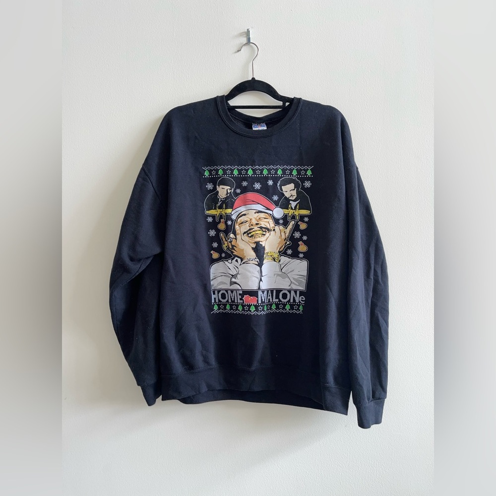 Post Malone X Home Alone “Home Malone” Christmas Sweater